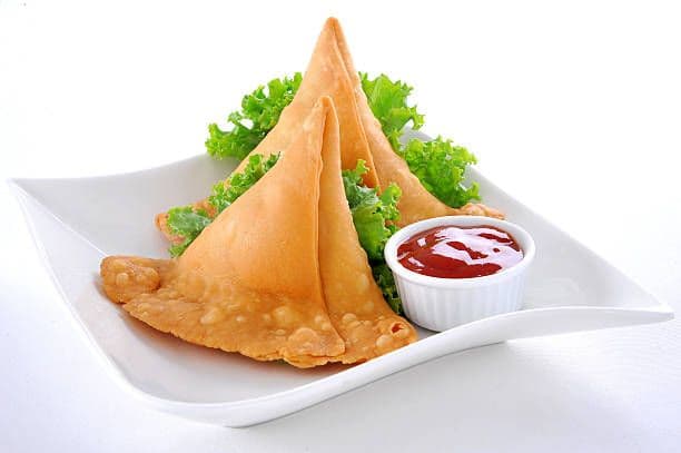 2. Vegetable Samosas (2 pcs)
