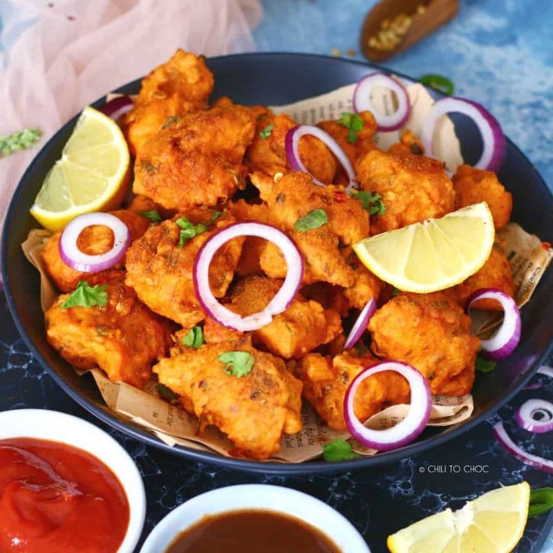 3(b). Fish Pakoras