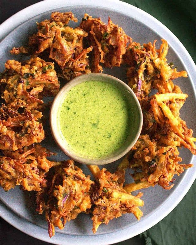 3(a). Vegetarian Pakoras