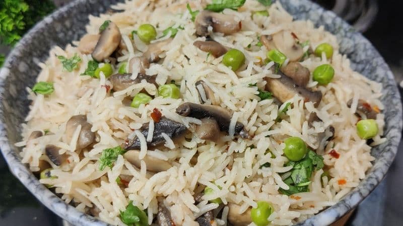 38. Mushroom Pulao